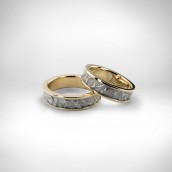 Vestuviniai žiedai Nr. 56 - auksas 585