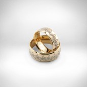 Vestuviniai žiedai Nr. 57 - auksas 585, graviravimas