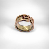 Žiedas • Auksas 585, rubinas