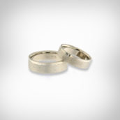 Vestuviniai žiedai Nr. 285 - baltas auksas